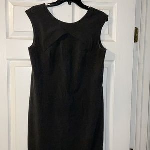Adrienne Vittadini size 10 charcoal gray fully lined dress